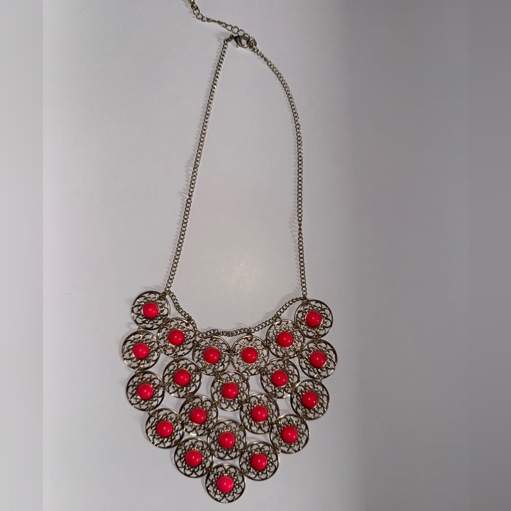 Pink & Gold Necklace